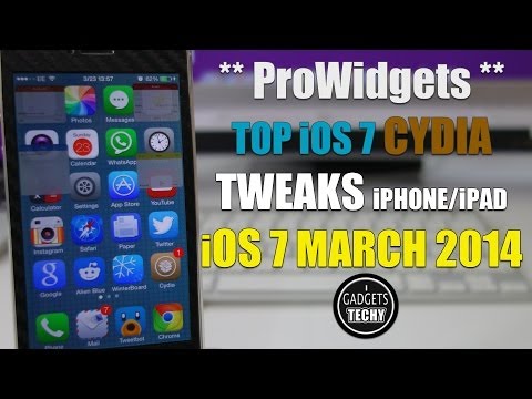 ProWidgets Top Cydia Tweaks iOS 7 | Best Cydia Tweaks iPhone March 2014 Jaiilbreak