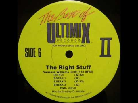 Vanessa Williams - THE RIGHT STUFF (Ultimix)