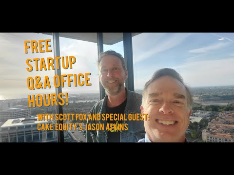 , title : 'Free Startup Investor Q&A Office Hours with Scott Fox & Cake Equity'