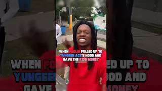 When Foolio Pulled Up To Yungeen Ace’s Hood And Gave The Kids Money #foolio #yungeenace #viral