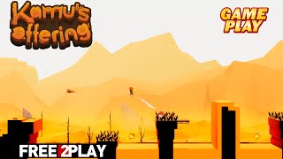 Kamu's Offering ★ Gameplay ★ PC Steam [ Free to Play ] Hard platformer Game 2021 ★ 1080p60FPS