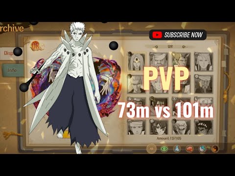 Ninja Duel Legend/Six Paths Legend Naruto game - 73m vs 101m