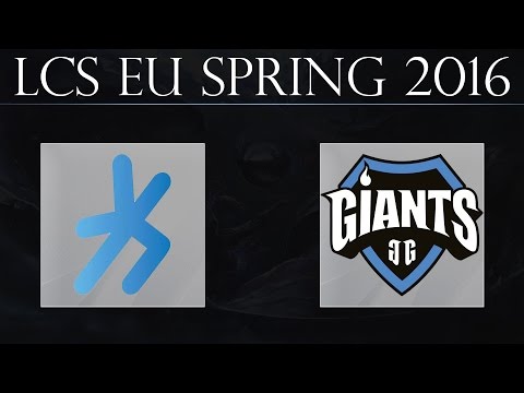 H2k vs GIA | H2k-Gaming vs Giants Gaming (14.01.2015) | LCS EU Spring 2016
