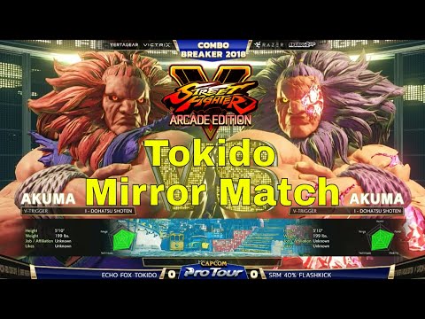 SFV AE - Tokido VS Akuma | Combo Breaker 2018 - Day 2 | CPT 2018