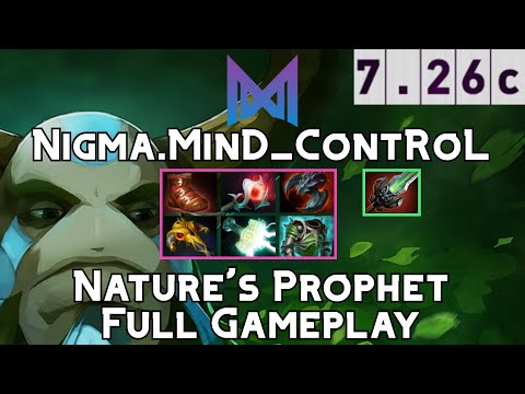 Nature's Prophet | Nigma.MinD_ContRoL | Offlane Nature's Prophet Full Gameplay | 7.26c Full Gameplay