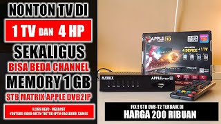 Download lagu Set top Box Matrix Apple Merah DVB2IP Terbaru... mp3