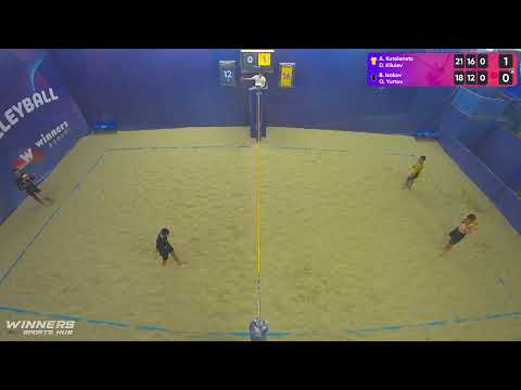 02:15 A. Kotelenets / D. Kliuiev - B. Isakov / O. Yurtov 18.04.2023 | Winners Beach Volleyball