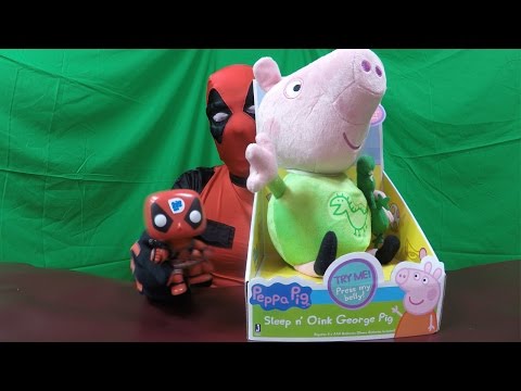 ep080 4K Peppa Pig Sleep N Oink George Plush - A DeadPewPie Toy Review