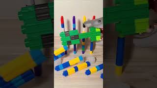 🌈ASMR Scream Sharky plays Lego Minecraft Satisfying Reverse 🦈🎈🔥