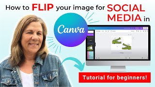 How to FLIP your image for social media // Create a Mirror Image of your photo