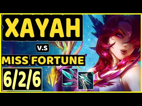 SNEAKY (XAYAH) vs MISS FORTUNE - 6/2/6 KDA BOTTOM ADC GAMEPLAY - NA Ranked GRANDMASTER