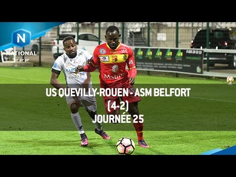 J25 : US Quevilly Rouen - ASM Belfort (4-2), le résumé
