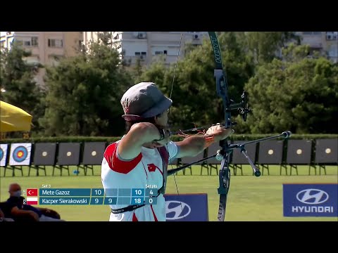 Mete Gazoz - Kacper Sierakowski / Quarterfinal (Antalya 2021 European Archery Championships) 🏹🎯