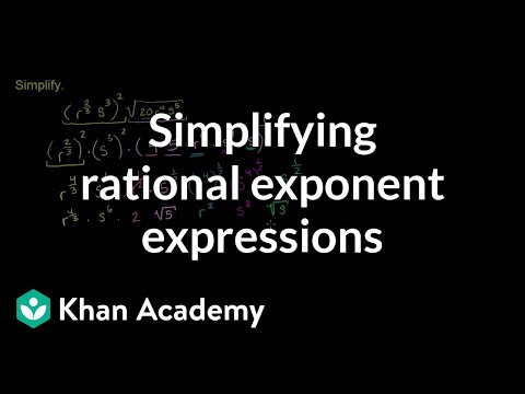 Fractional Exponent Expressions 2