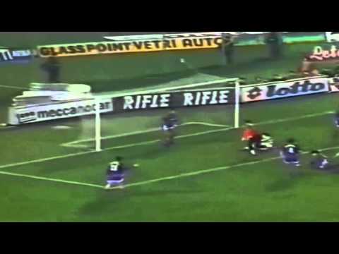 Serie A 1995-1996, day 19 Fiorentina - Vicenza 1-1 (Batistuta, Di Carlo)