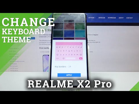 Keyboard Customizations / Changing Keyboard Theme - REALME X2 Pro