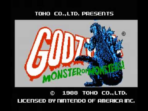 Godzilla - Monster of Monsters! (NES) Music - Title Theme & Planet X