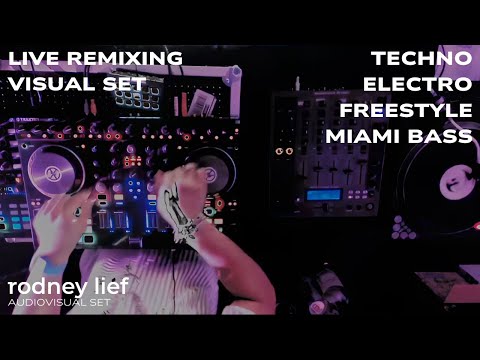 Rodney Lief (Early) Hypno Set - Ghetto Tech Audiovisual  - Live Remixing 4 Decks [Electro / Breaks]
