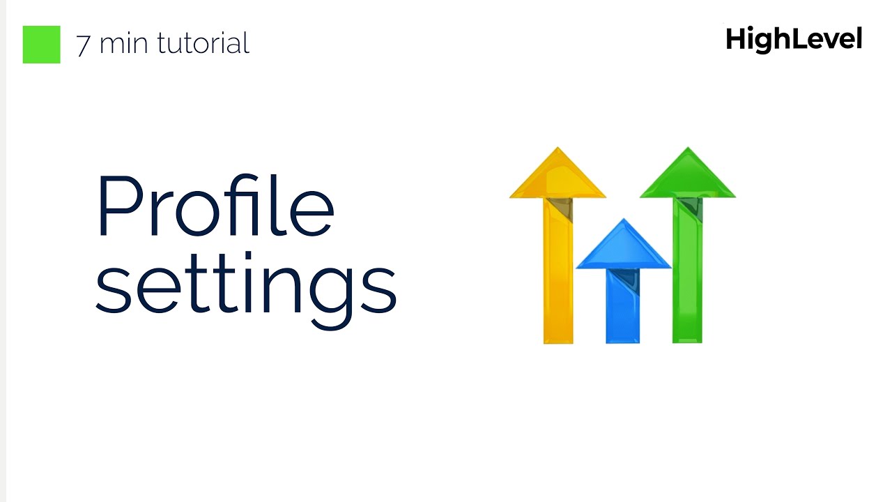 How To Customize Personal Profile Settings | GoHighLevel Tutorial