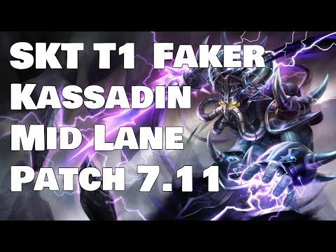 SKT T1 Faker - Kassadin vs Leblanc Patch 7.11