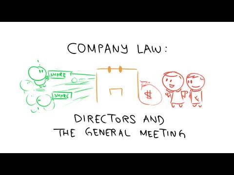 Company Law: Directors and the General Meeting in 3 Minutes