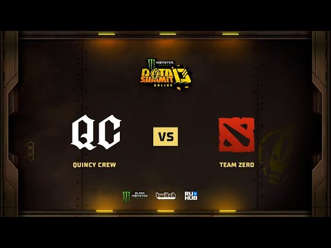 Quincy Crew vs Team Zero, Monster Energy DOTA Summit 13: NA, bo2, game 2 [Mila & Adekvat]
