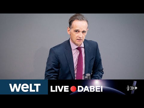 WELT LIVE DABEI: Bundestag - Hier wird Außenminister Heiko Maas gegrillt