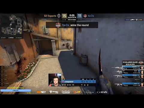 CS:GO///G2 Esports vs forZe:Major Berlin 2019