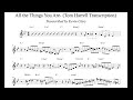"All the Things You Are" - Tom Harrell Solo Transcription