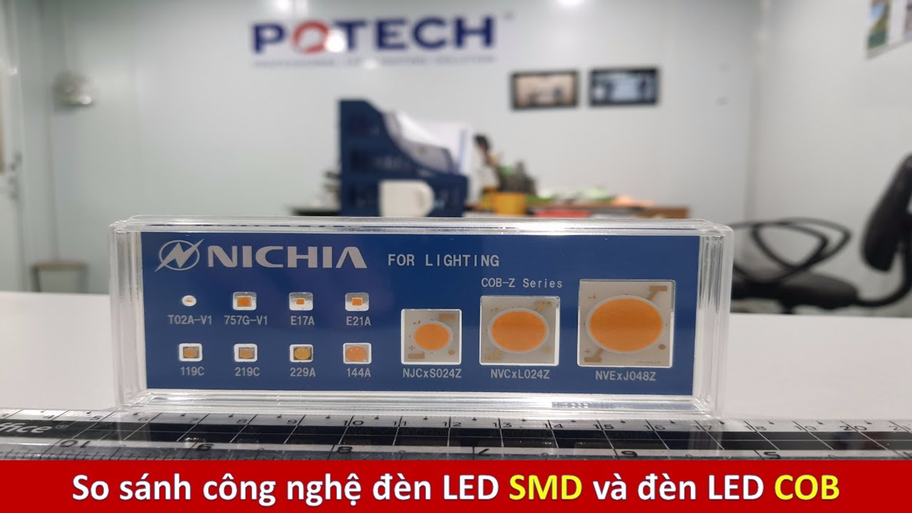 So sánh đèn LED SMD vs đèn LED COB