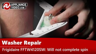 Frigidaire Washer Repair - Will Not Complete Spin, Error E4 - Suspension Rod