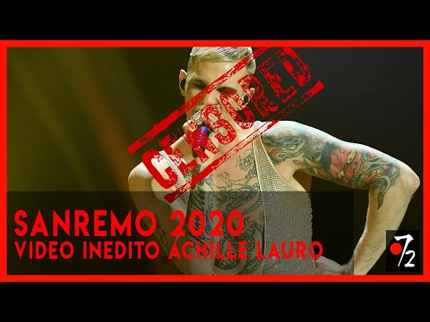 Sanremo 2020 - Video inedito Achille Lauro (PARODIA), Studio72