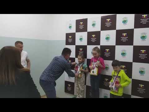 Детские шахматы. Открытый турнир по быстрым шахматам. Награждение 2015 и младше