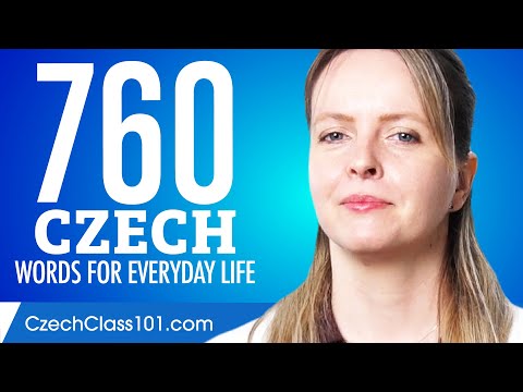 760 Czech Words for Everyday Life - Basic Vocabulary #38