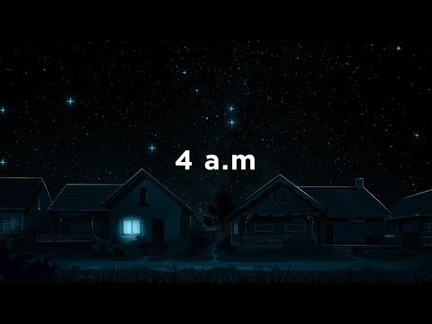 it's nearing 4 a.m and you still can't sleep.