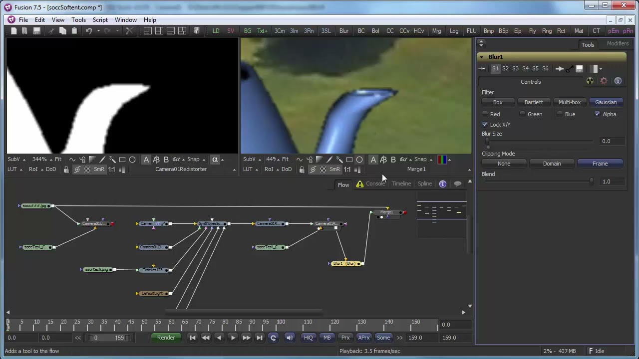 Softening Edges of Inserts with SynthEyes