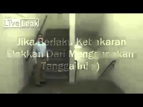 Amazing Stairwell Illusion   YouTube