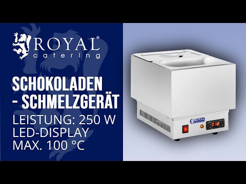 Video - Schokoladenschmelzgerät - 2 GN 1/4 Behälter