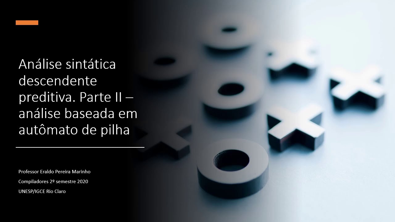 Compiladores - Aula assíncrona 04