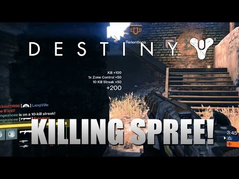 KILLING SPREE! Destiny Crucible Gameplay (Destiny Gameplay 1080p HD NEW Exotic Weapon)