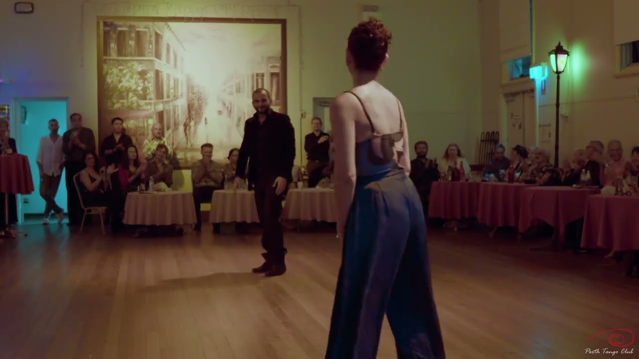 Video thumbnail for Wonderful Argentine Tango 2nd performance by Rocio Lequio y Bruno Tombari, Perth Tango Club May 2025