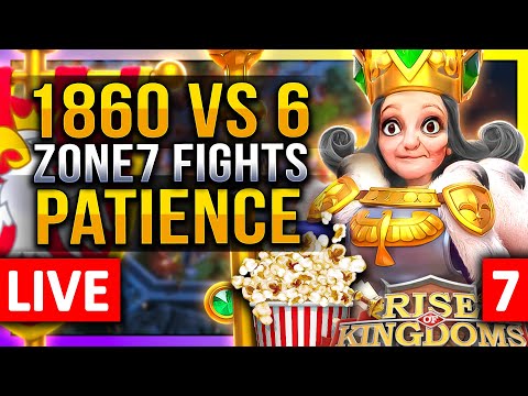 Crazy60 vs 6 Kingdoms, patience pls 🔥 LIVE! 🔴 C11241 1860 1228 1655 2082  #7 - Rise of Kingdoms