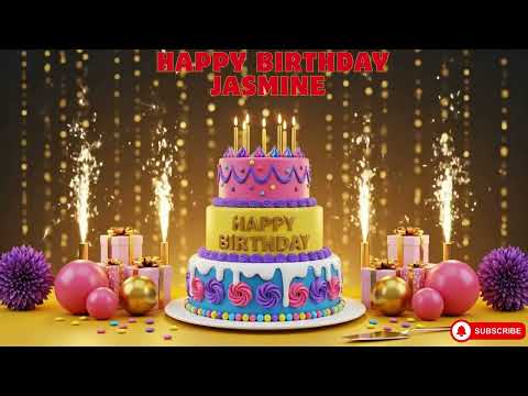 🎉 Happy Birthday Jasmine 🌸 | Beautiful Birthday Wishes & Meaning 💖 2025 🎶