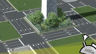 Cities: Skylines - Continuous Flow Intersection