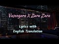 Vaseegara X Zara Zara | Lyrics with English Translation | Bombay Jayashri | Harris Jayaraj
