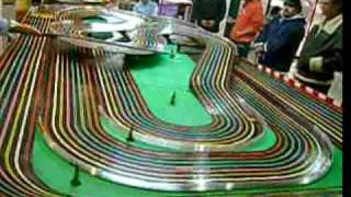 Slot Cars Video#4 Bsrt Wizzard Tyco Competition Unlimited in Mexico City Neodymium & Polymer Cars