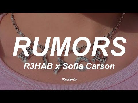R3HAB x Sofia Carson - Rumors (Lyrics/Letra + Sub español)