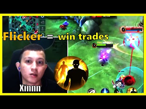 RRQ Xinnn abusing Flicker to win trades in lane