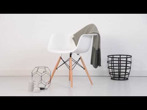 Cadeira Eiffel Eames DAW Wood - ShopDesign Móveis e Decoração