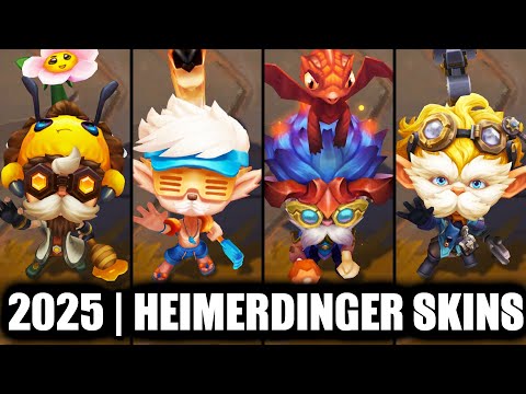 ALL HEIMERDINGER SKINS SPOTLIGHT 2025 | League of Legends